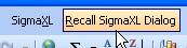 Sigmaxl Recall Dialog