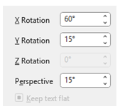 SigmaXL Desirability 3D Surface Plot rotated to 60 degrees showing feasible region