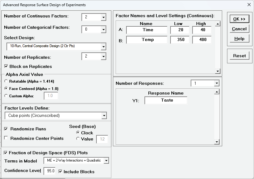 Histogram Chart Options