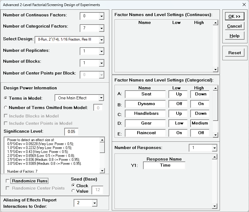 Histogram Options