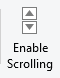 SigmaXL's Enable Scrolling button
