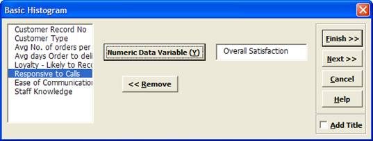 Histogram Options