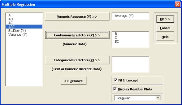 Multiple Regression
