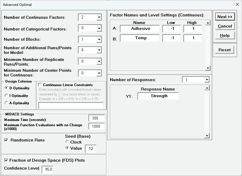 Histogram Options