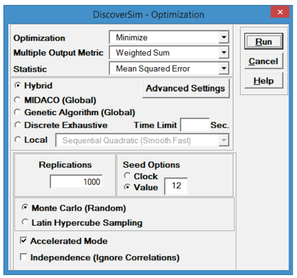 DiscoverSim Optimization